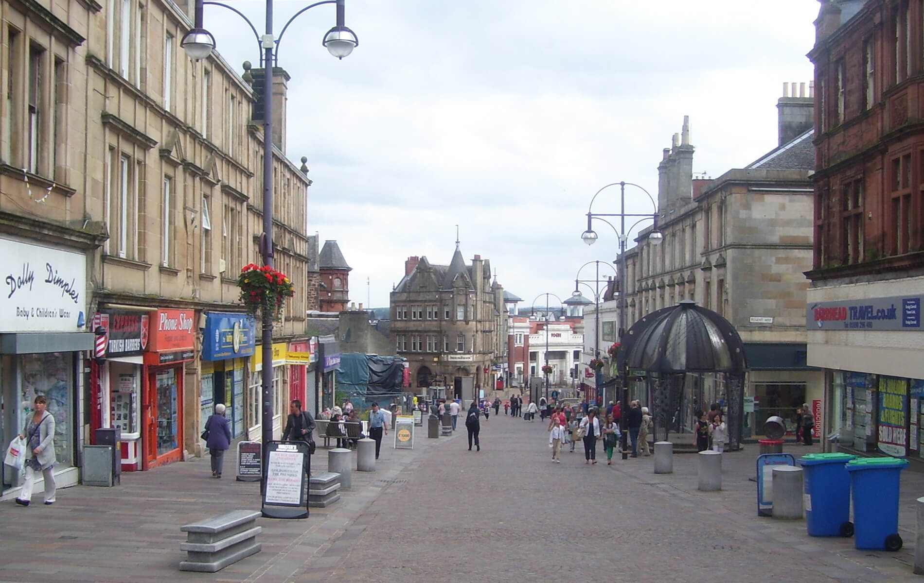 Lanarkshire city skyline